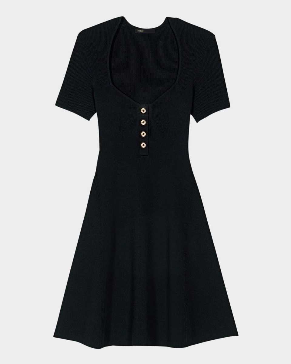 Rokana Rib-Knit Mini Dress